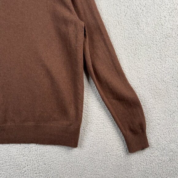 J. Crew Sweater Mens Size XL Brown Shawl Collar In Supersoft Lambswool Blend NWT - Picture 7 of 14